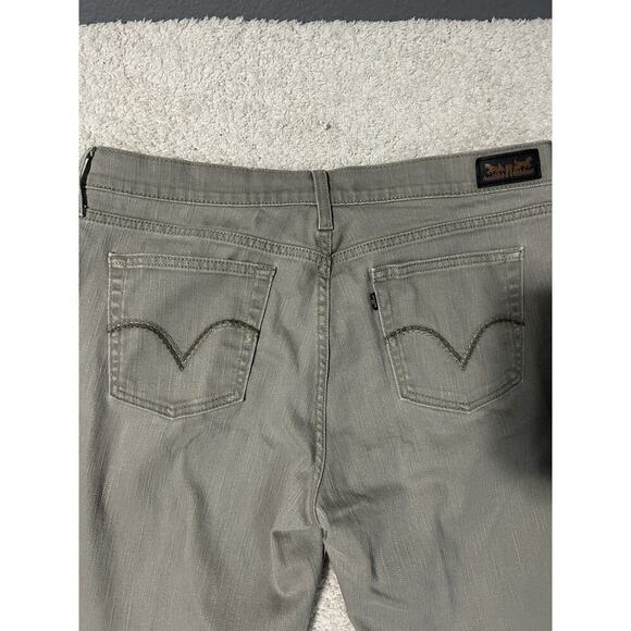 Levi's 505 Straight Leg Jeans Women's Size 14 M Gray Denim Pockets - Picture 7 of 11